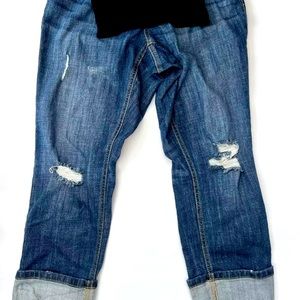 Motherhood maternity bounce back post partum jeans large